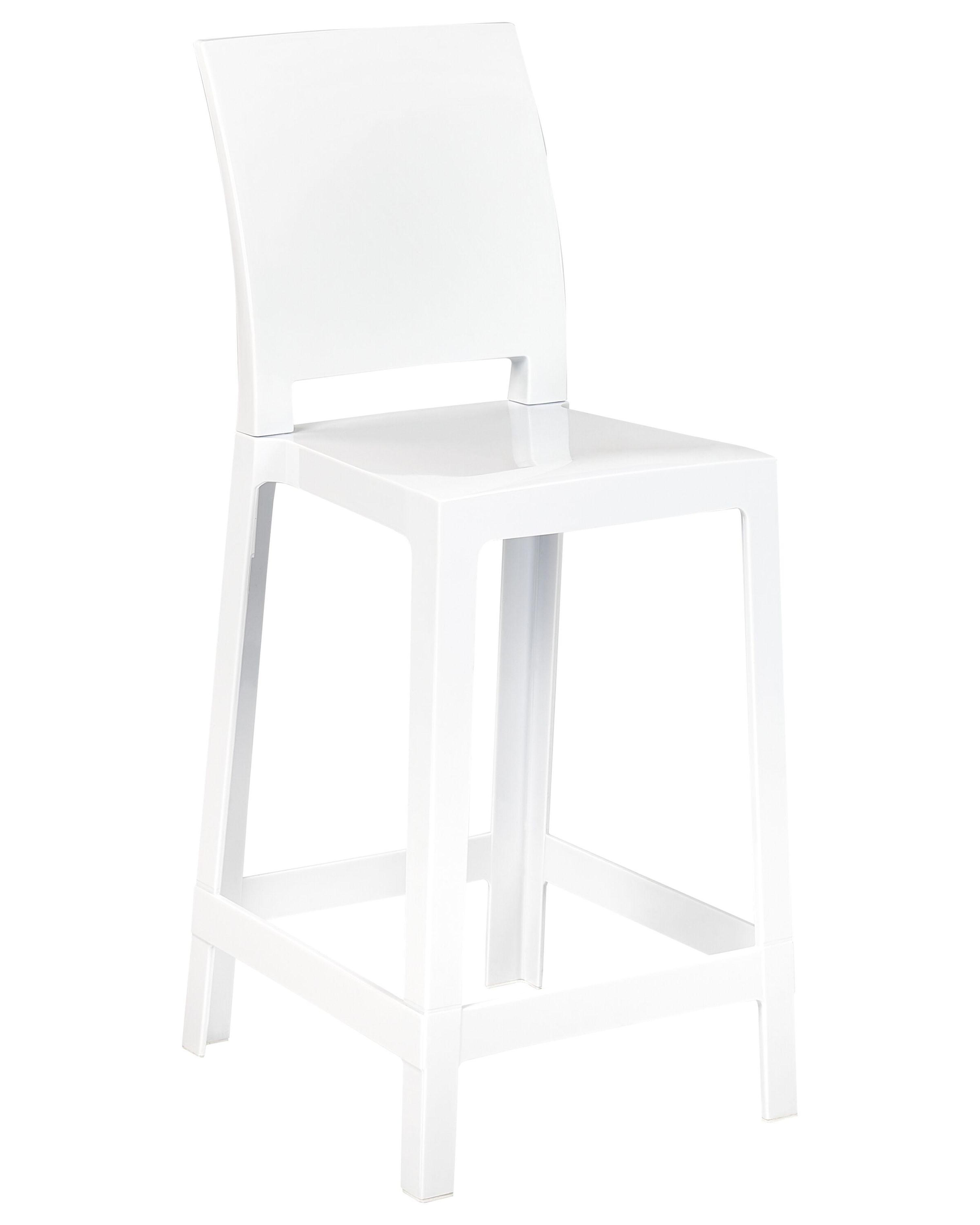Set van 2 barstoelen WELLINGTON Wit