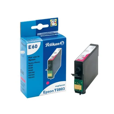 Pelikan Druckerpatrone E60 ersetzt Epson T080 340, magenta, 9 ml