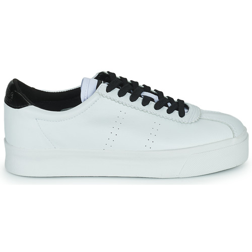 Superga - WHITE BLACK - Blanc