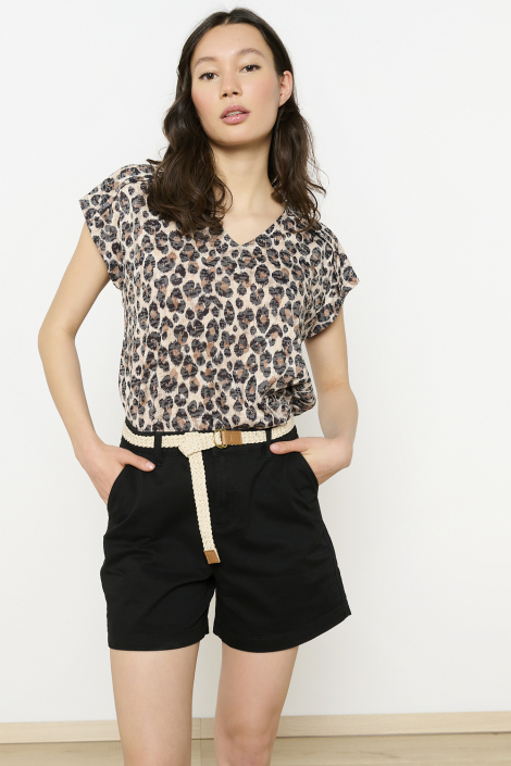 LolaLiza camel dames t-shirt