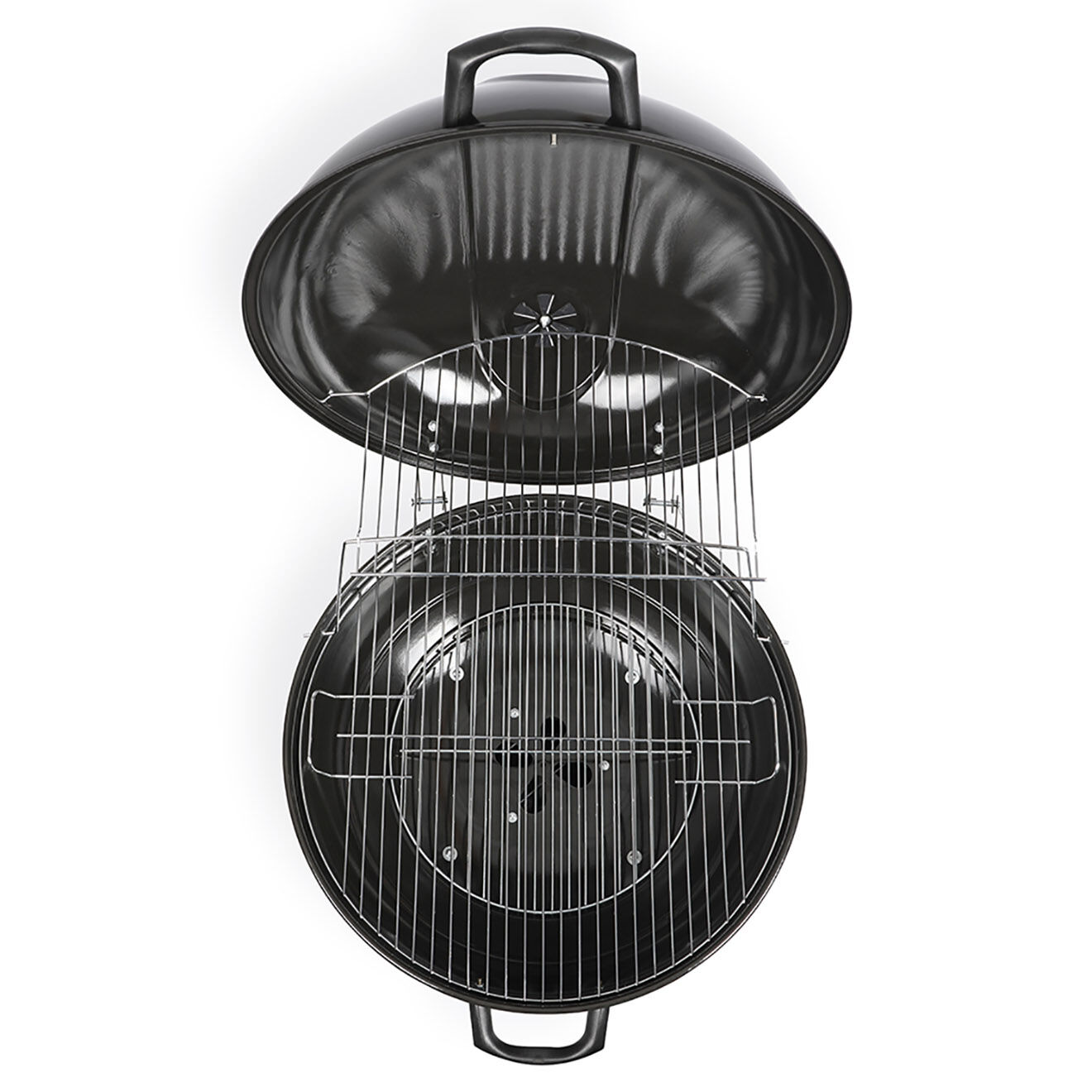 Livoo Barbecue à charbon noir - 63x58x25 cm