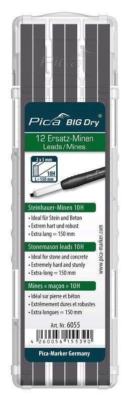 Pica 6055 BIG Dry Navulling Steenpotlood 10H