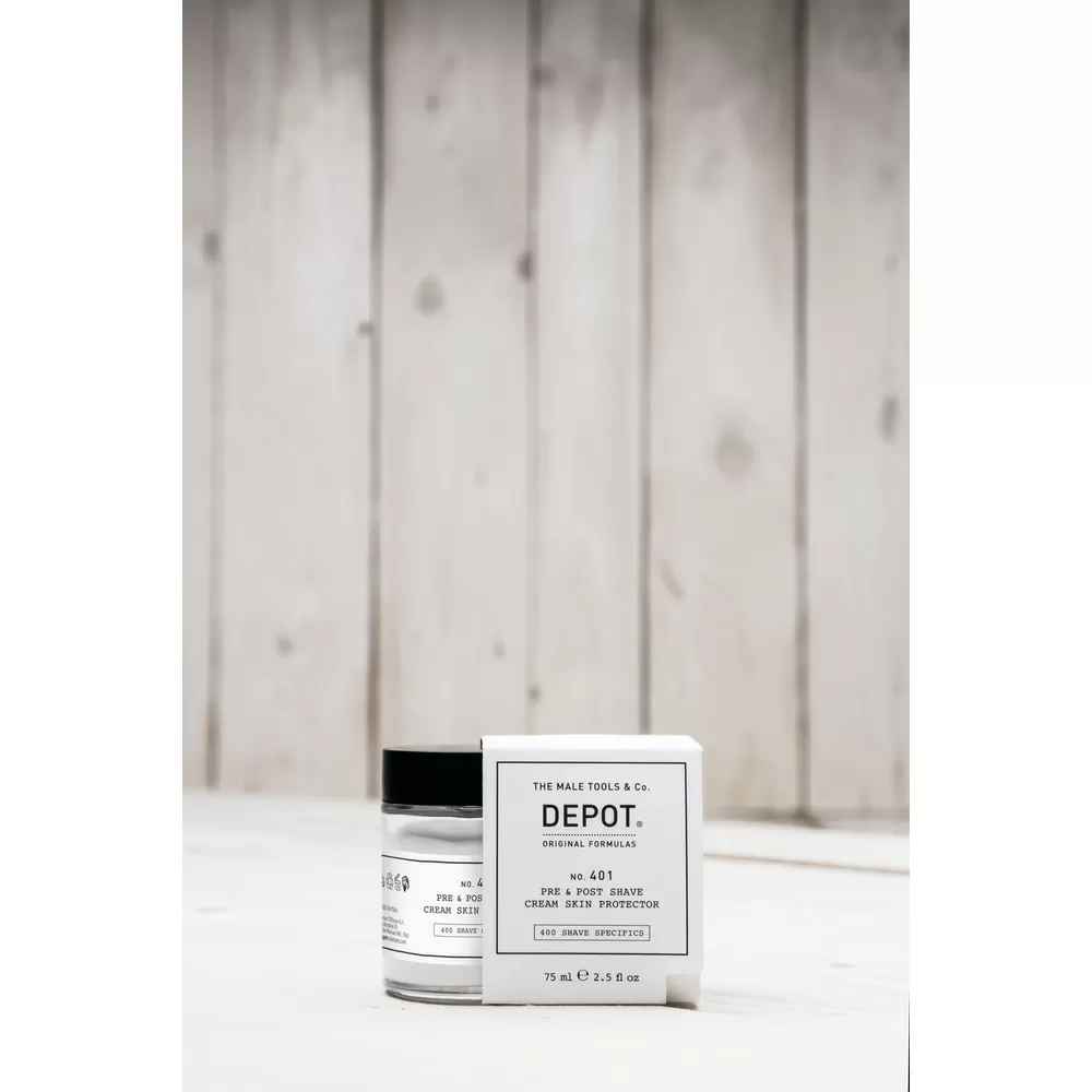 Depot 401 Pre & Post Shave Cream Skin Protector - 75 ml.