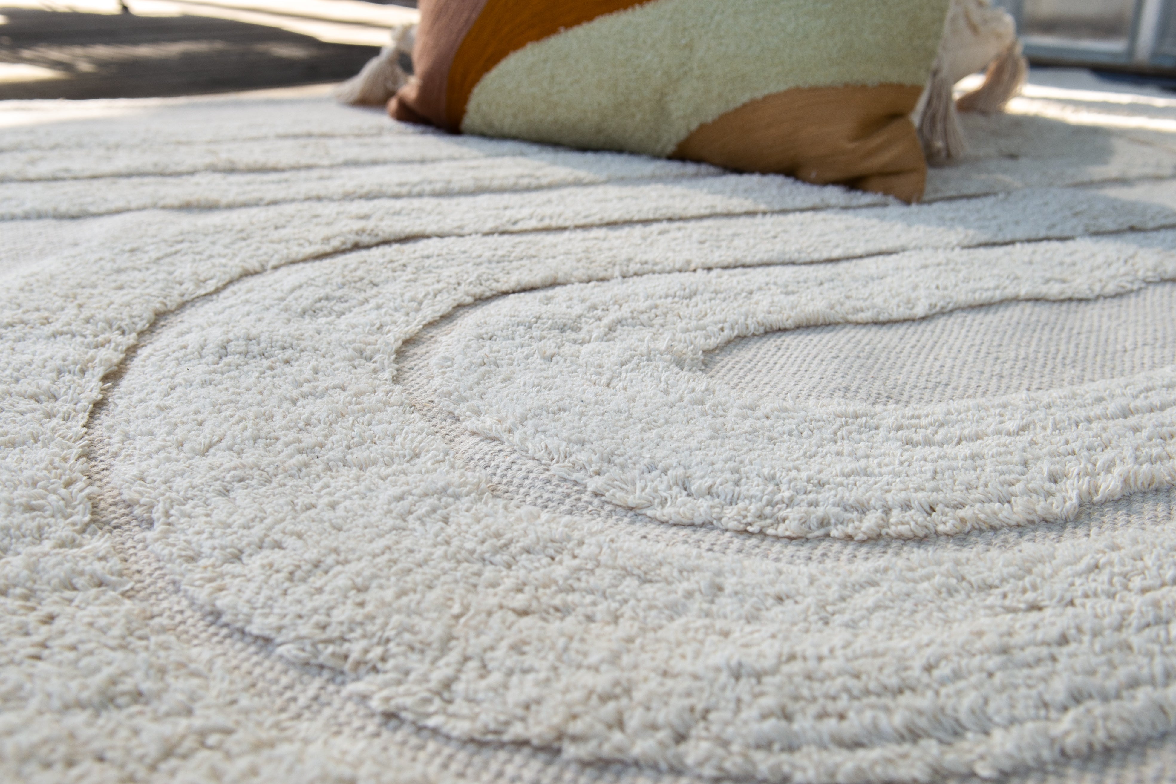 Tapis intérieur - nala - 120 x 160 cm - crème - cezare