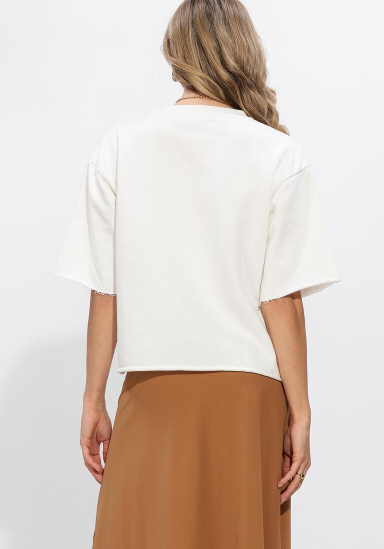 beige penn & ink sweater sweater print