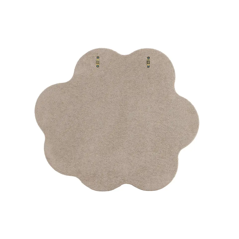 Spiegel Beige Bouclé - 70x70x3,5cm - Kungsbacka