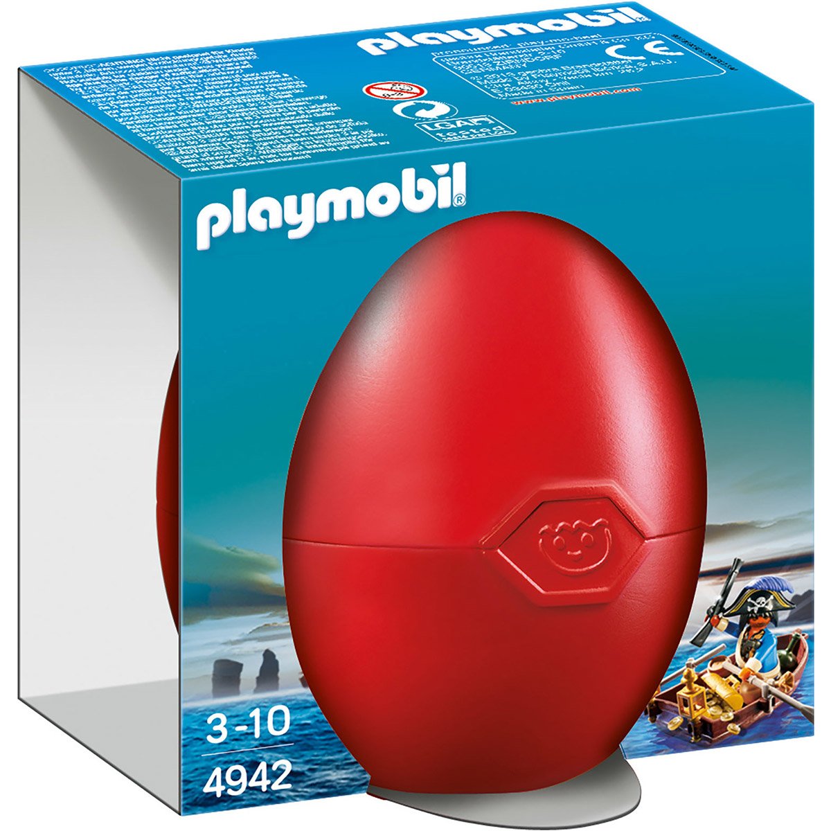 Pirate avec barque et trésor Playmobil 4942