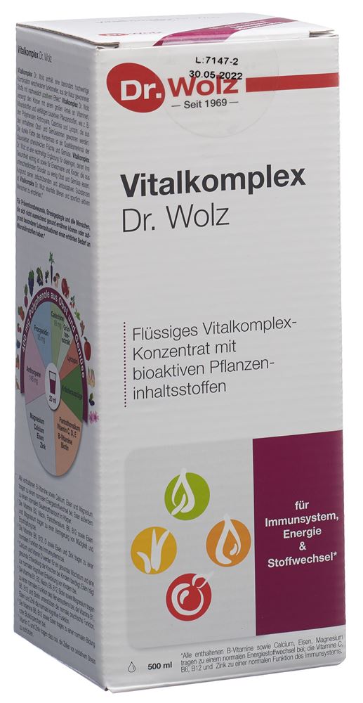 DR. WOLZ Vitalkomplex liq Glasfl 500 ml