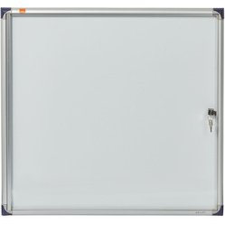 Vitrine extra plat fond métal 1 feuille