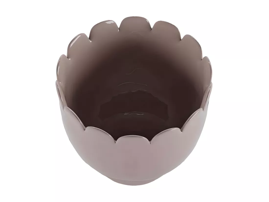 MARCEAU PETIT - Petit vase forme tulipe en céramique rose