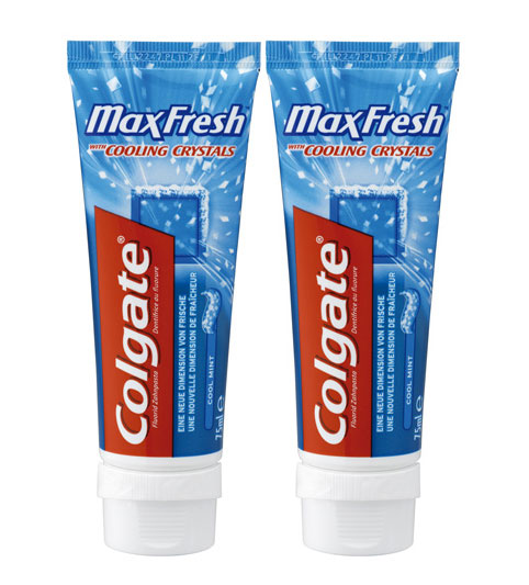 COLGATE Max Fresh Cool Mint Zahnpasta Paste Duo Tb 75 ml