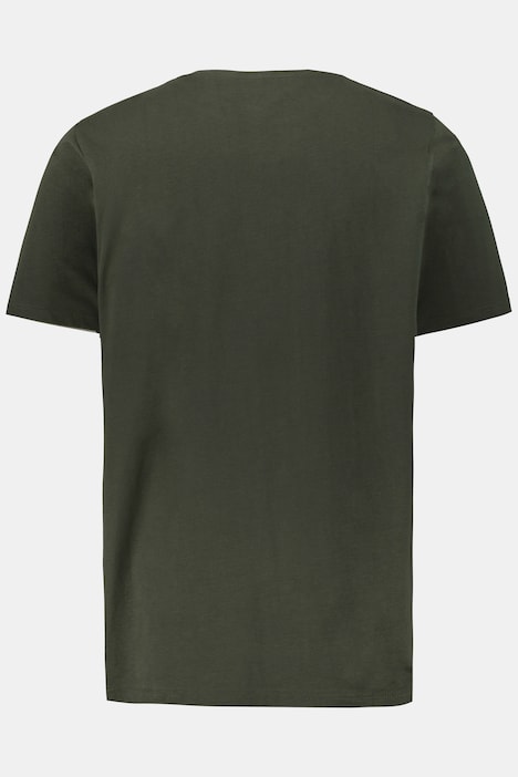Henley, Basic, Knopfleiste, Halbarm
