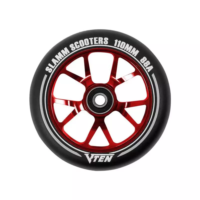Roue Trottinette Freestyle SLAMM 110mm V-Ten II Wheels Red