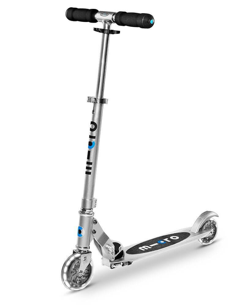 Micro Mobility - micro sprite LED silver matt
