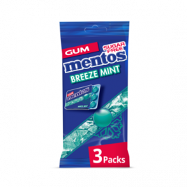 Mentos Bries munt kauwgom 3-pack