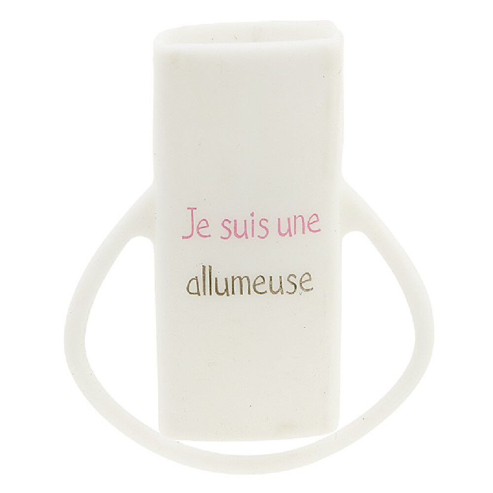 Étui à briquet en silicone design message