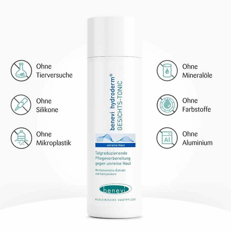 Benevi Hydroderm Gesichts Tonic, 200 ml