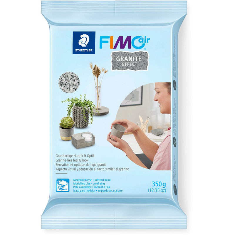 FIMO Lufttrocknende Modelliermasse Air, 350 g, granite-effect