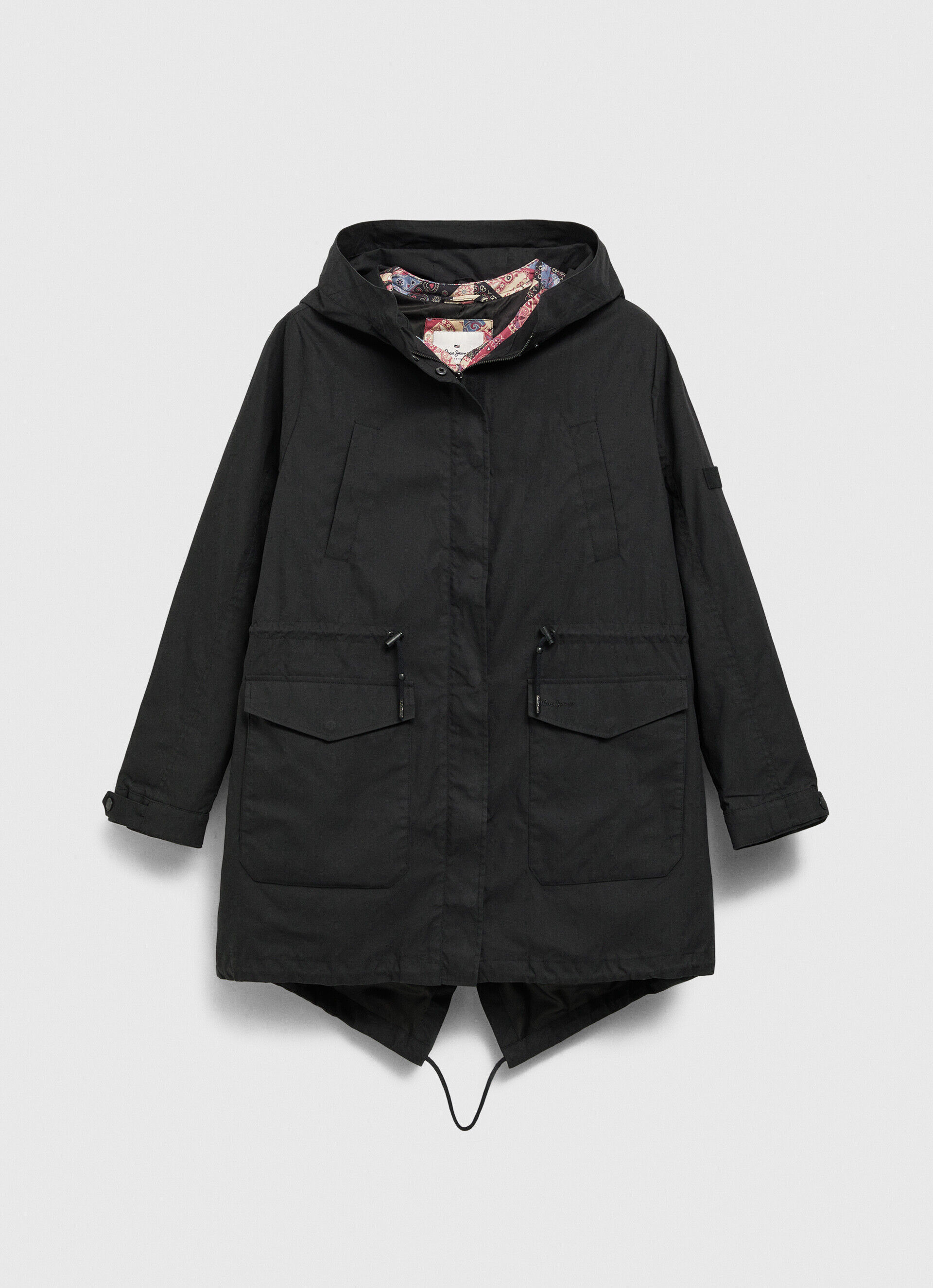 PARKA COM JAQUETA INTERNA - preta