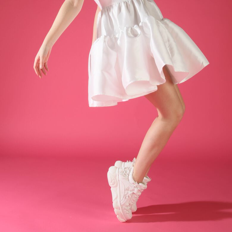 CLD Corin Dove Baskets basses véganes, blanc