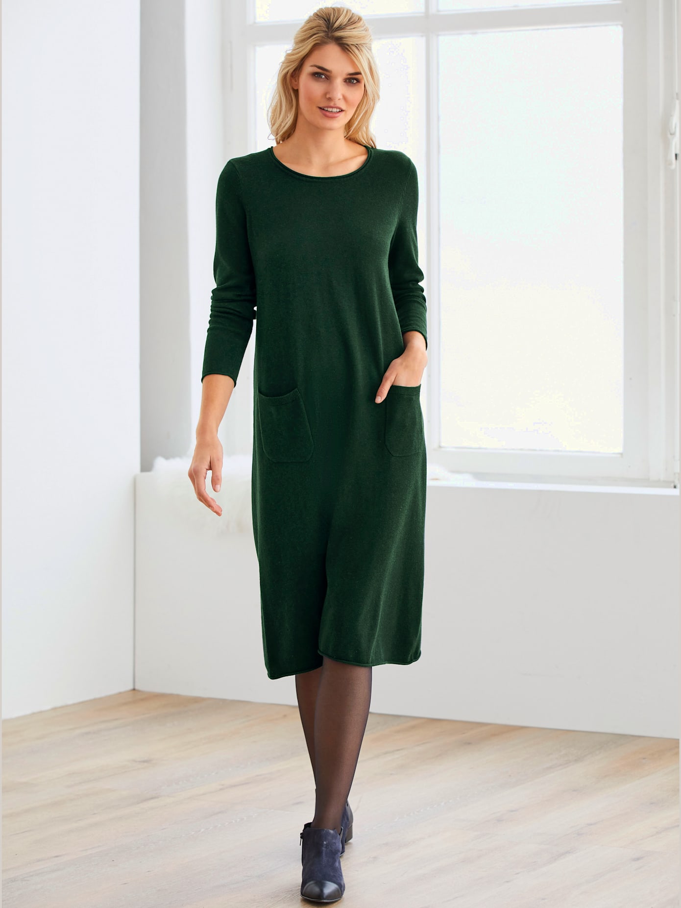 Robe en tricot tricot affinant