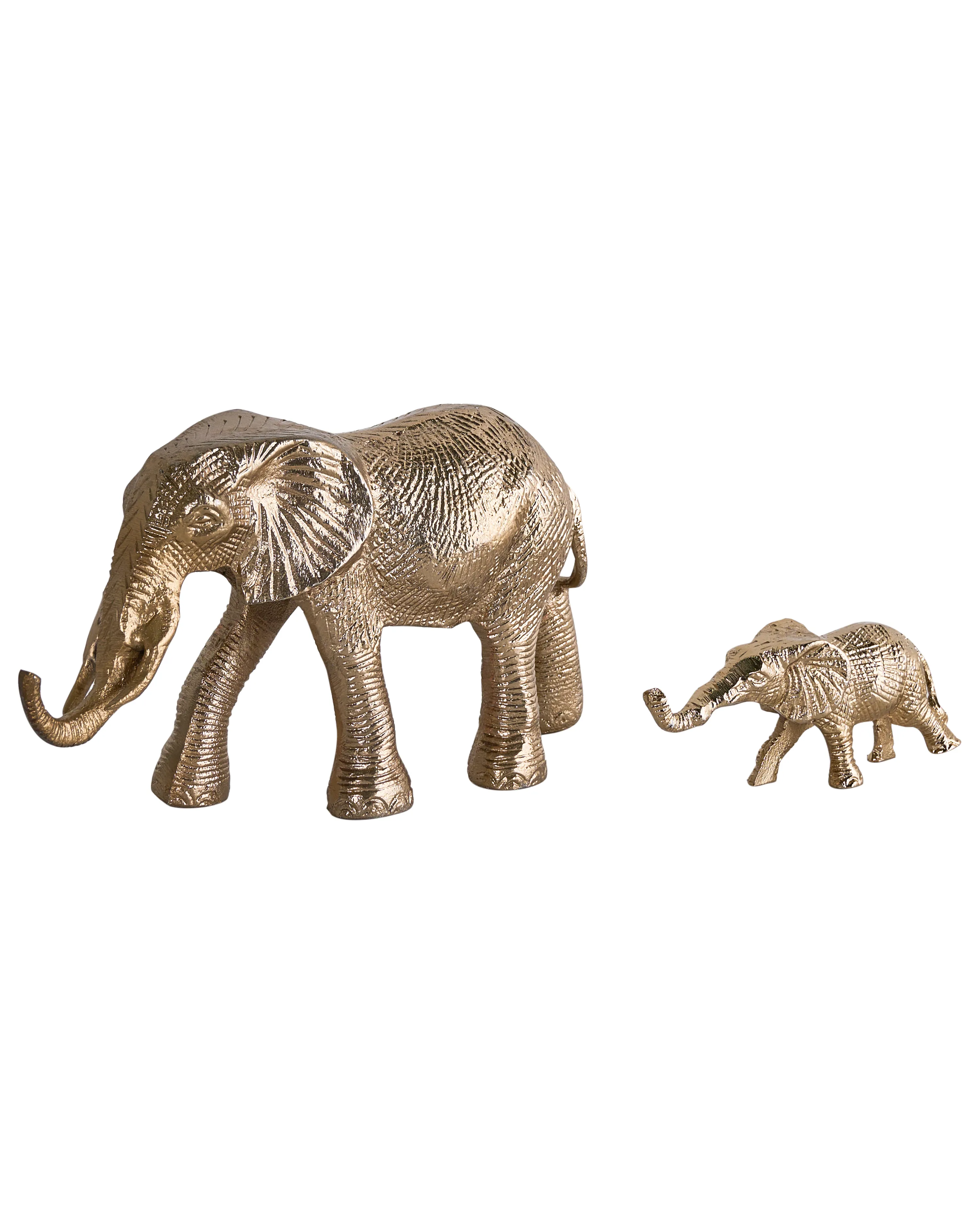 Set van 2 figuren Olifant SEDLARI Metaal Goud