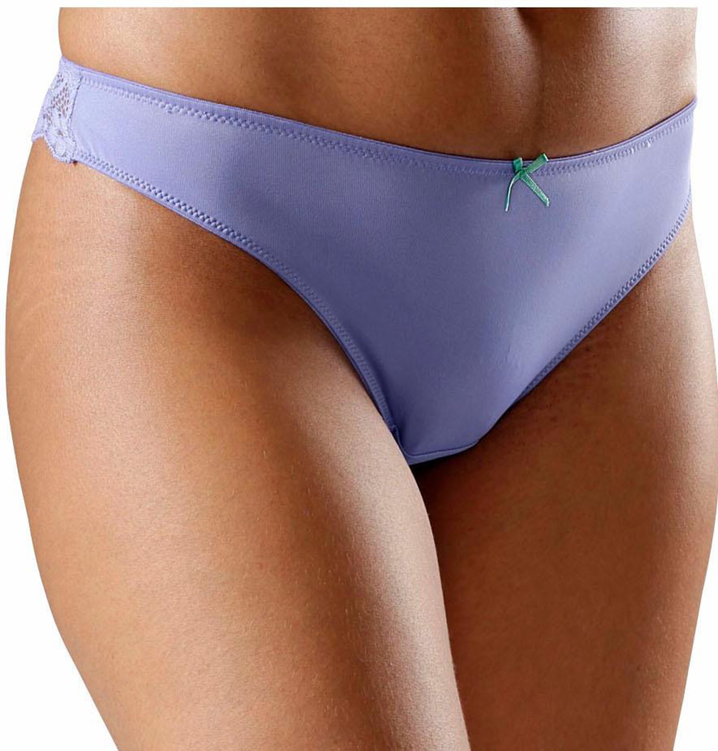 petite fleur String in blau+mandarine+weiß