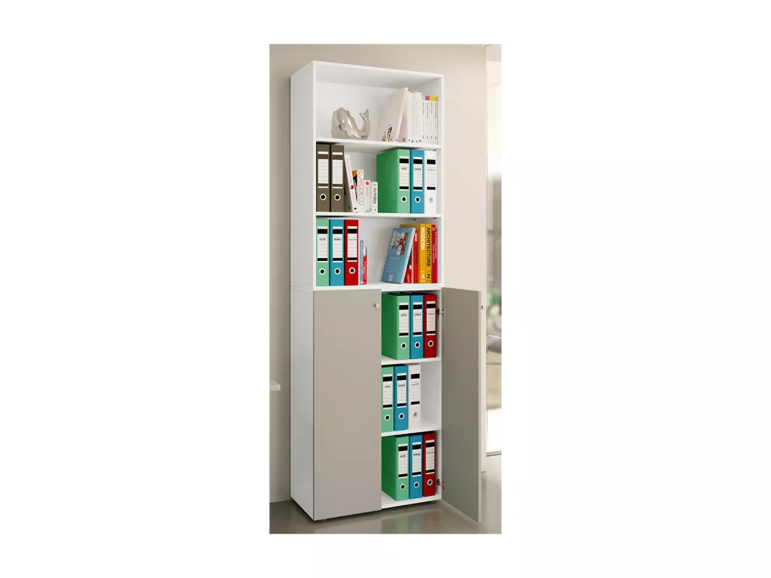 Armoire de bureau Armoire à dossiers Étagère Lona 6f