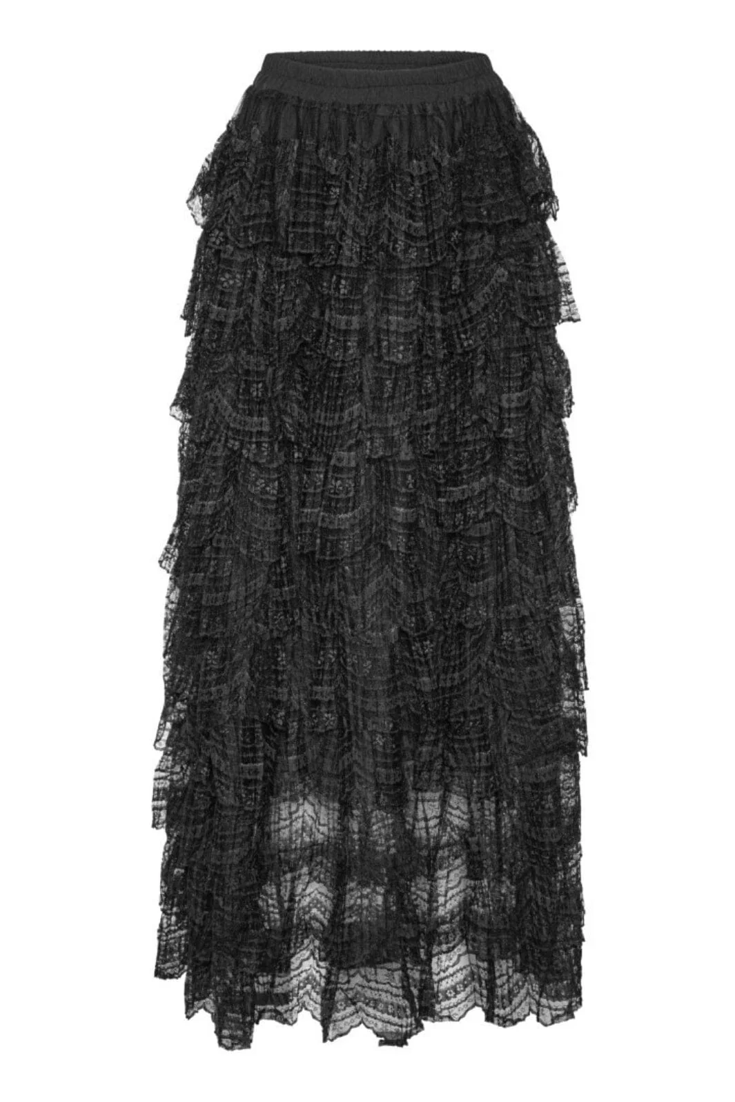 EMM Copenhagen Tulle Lace Skirt caviar