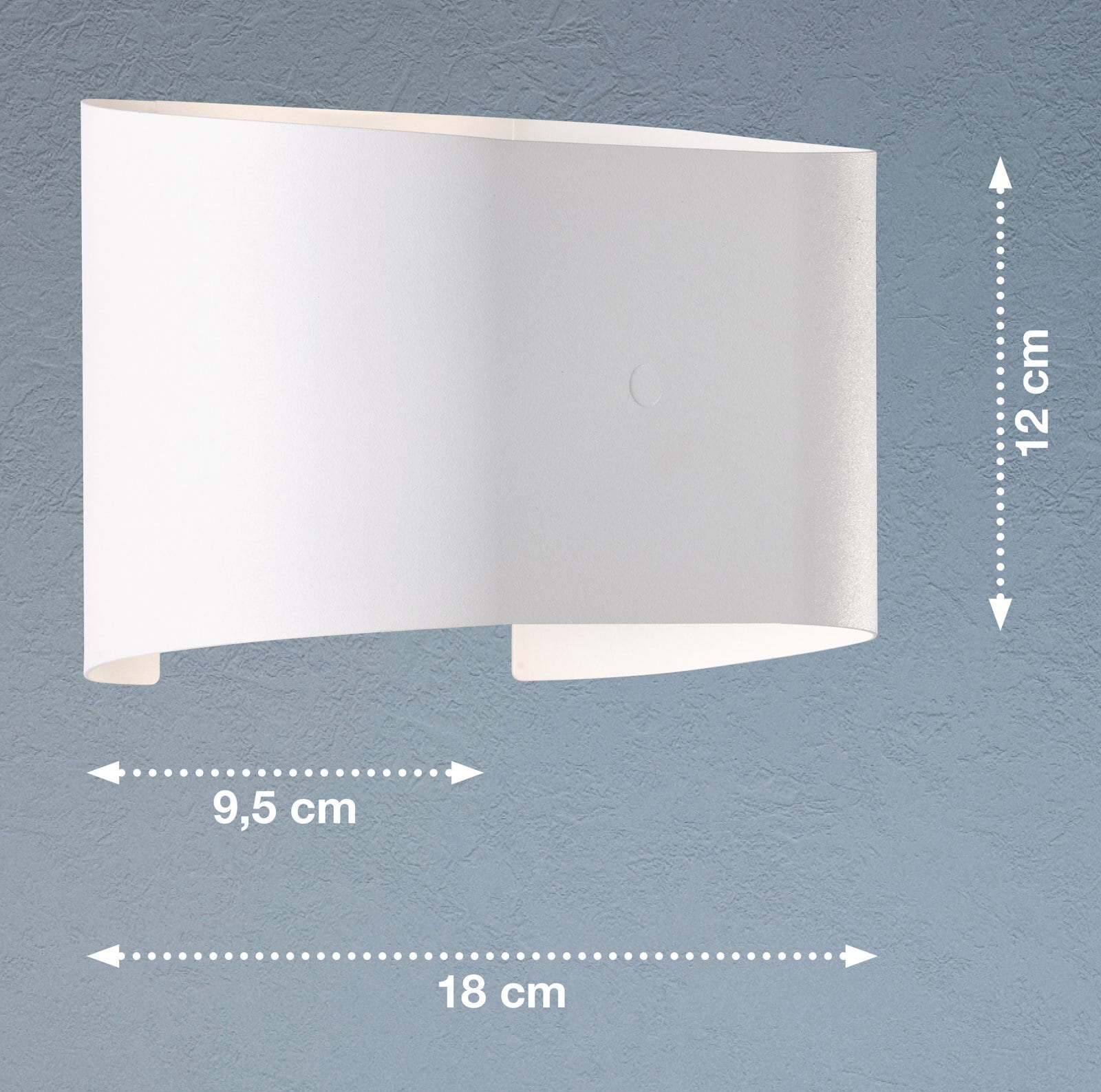 FISCHER & HONSEL LED Wandleuchte WALL weiß