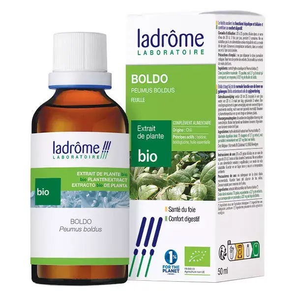 Extrato de Boldo Orgânico Ladrome 50ml