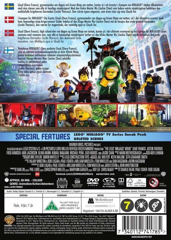 The Lego Ninjago Movie - DVD