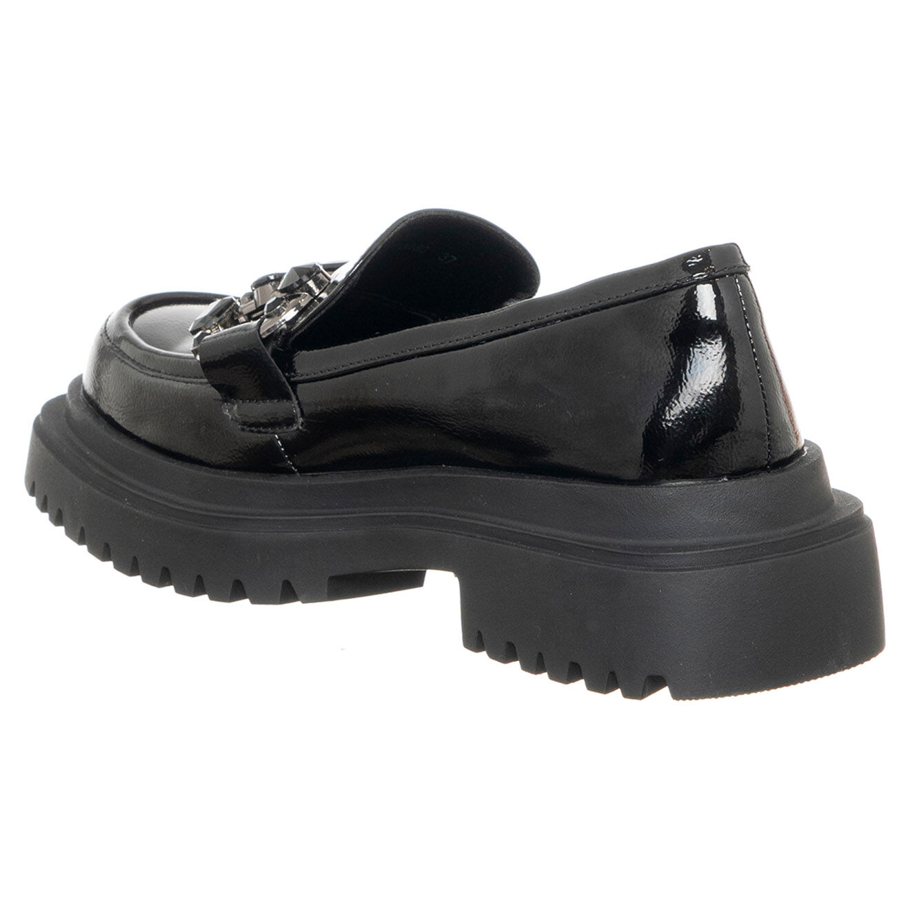 Tua By Braccialini Mocassins Rosine noir vernis - Talon 5 cm
