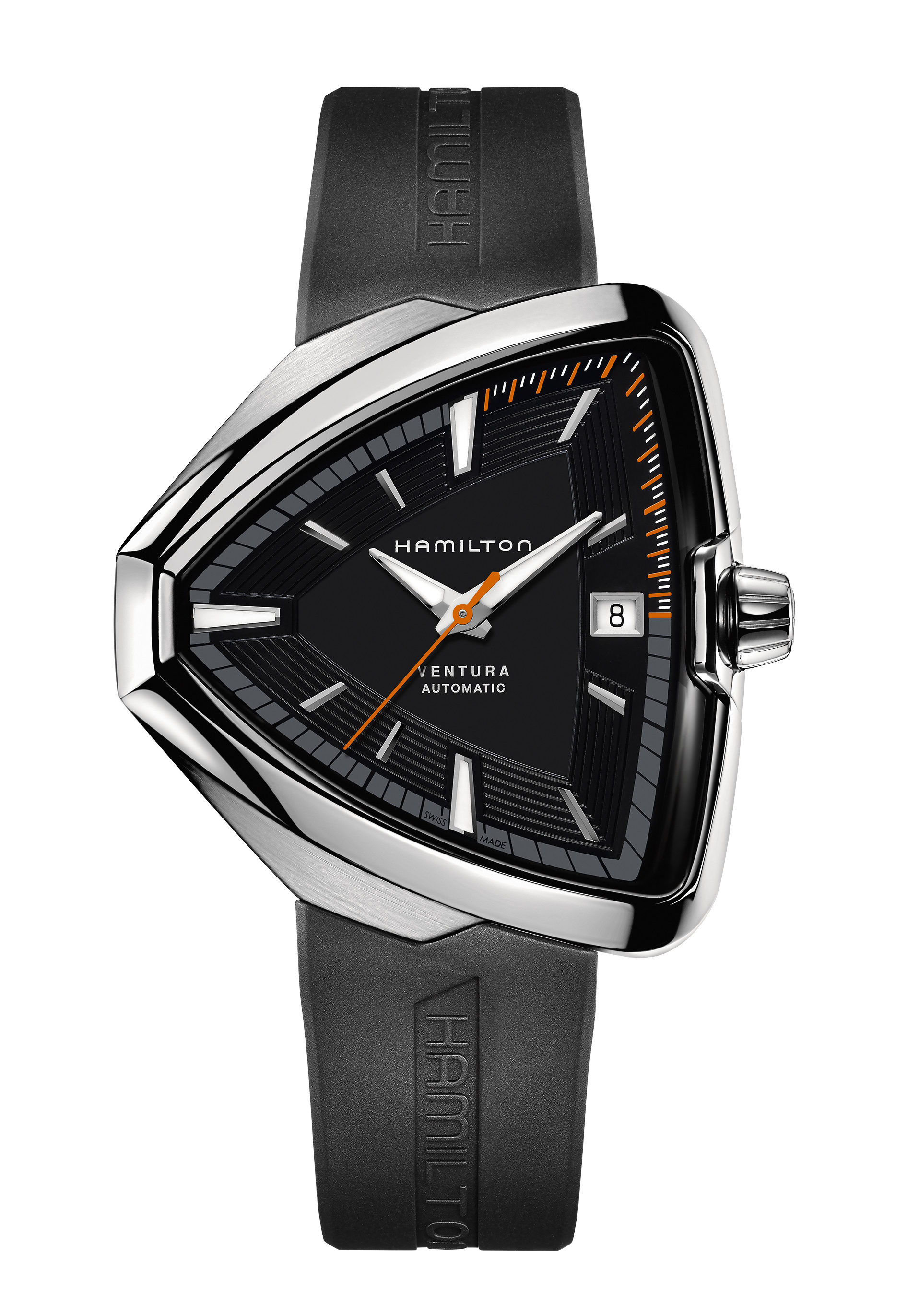 Hamilton Ventura Elvis 80 Automatikuhr Silber H24555331