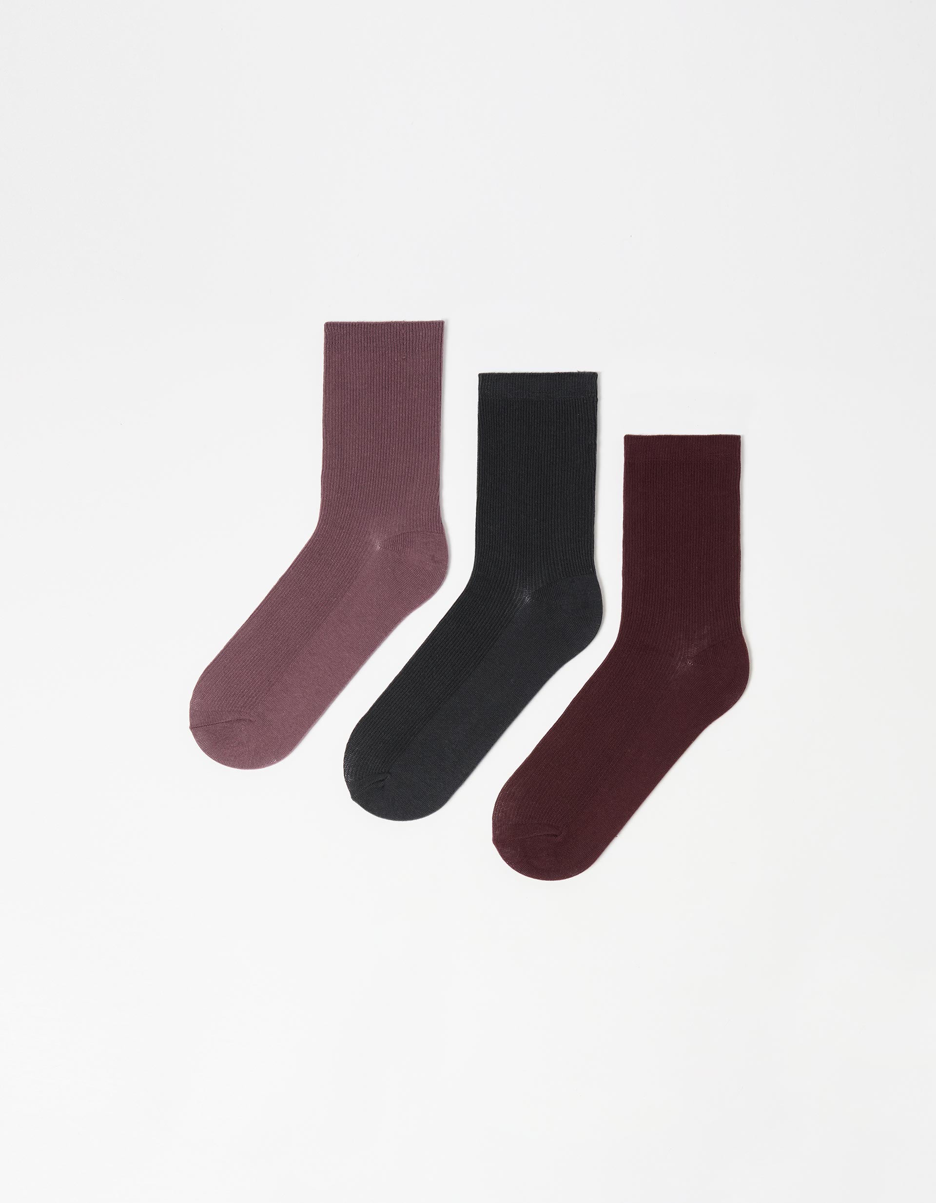 Pack 3 Pares de Meias, Mulher, Multicor