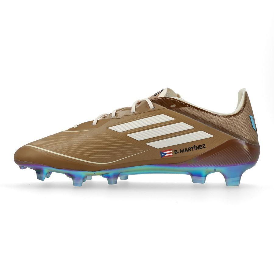 adidas F50 Messi X Bad Bunny Elite FG - Cardboard/Blanc/Turquoise ÉDITION LIMITÉE