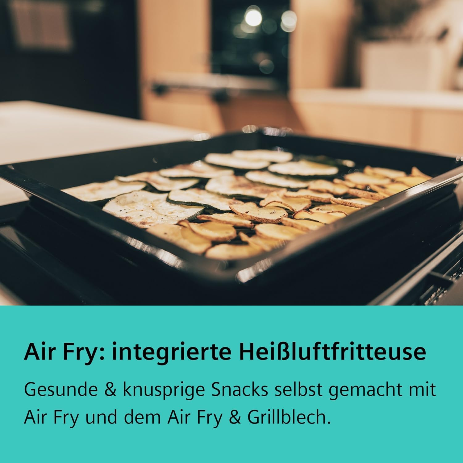 Siemens HB579GBR3, iQ500, Einbau-Backofen 60 x 60 cm, Air Fry, activeClean Pyrolyse Selbstreinigung, TFT-Display, 3D Heißluft, Schnellaufheizung, cookControl40 Automatikprogramme, softMove, Edelstahl