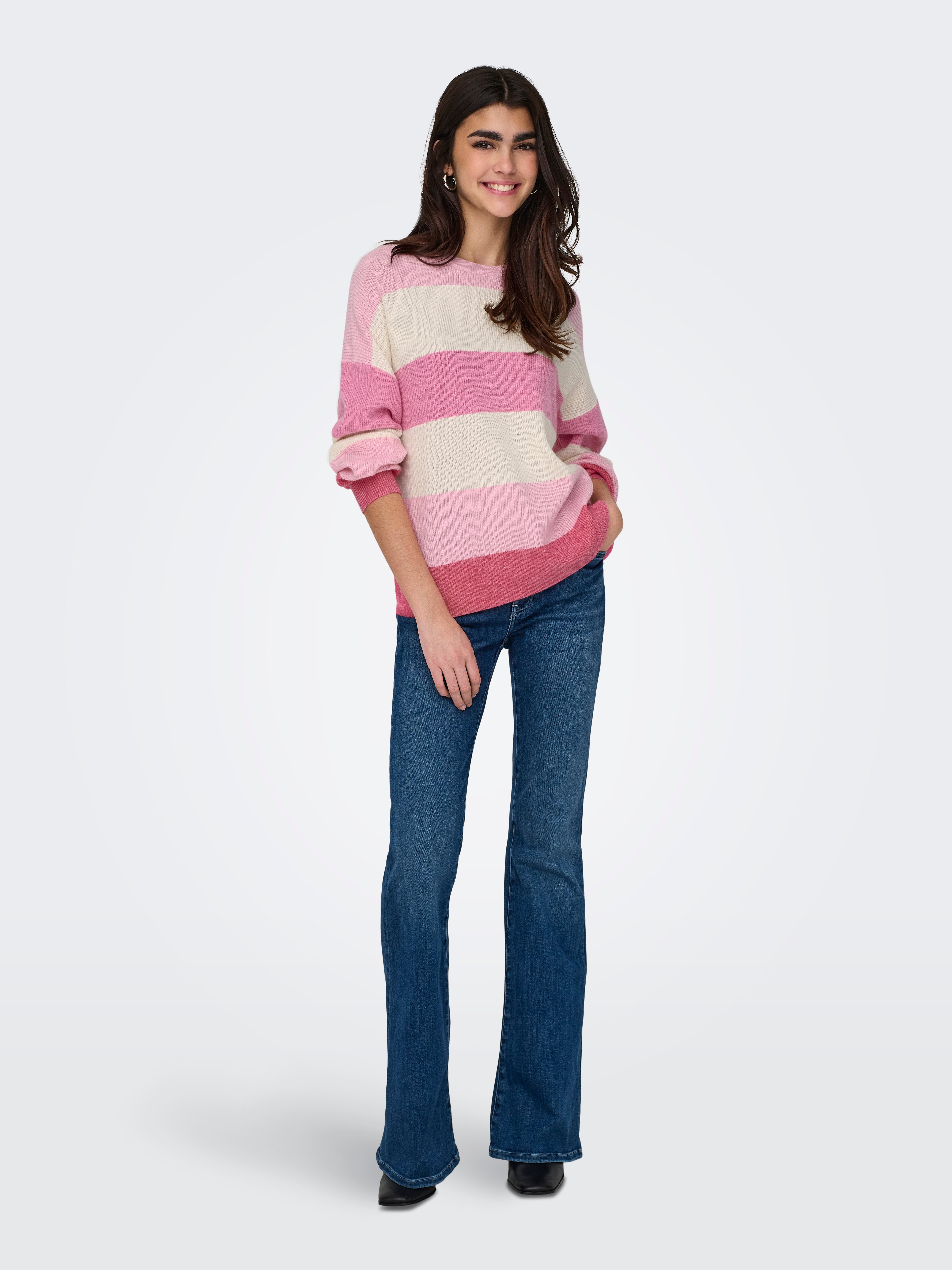 ONLATIA Strickpullover Pink Lady