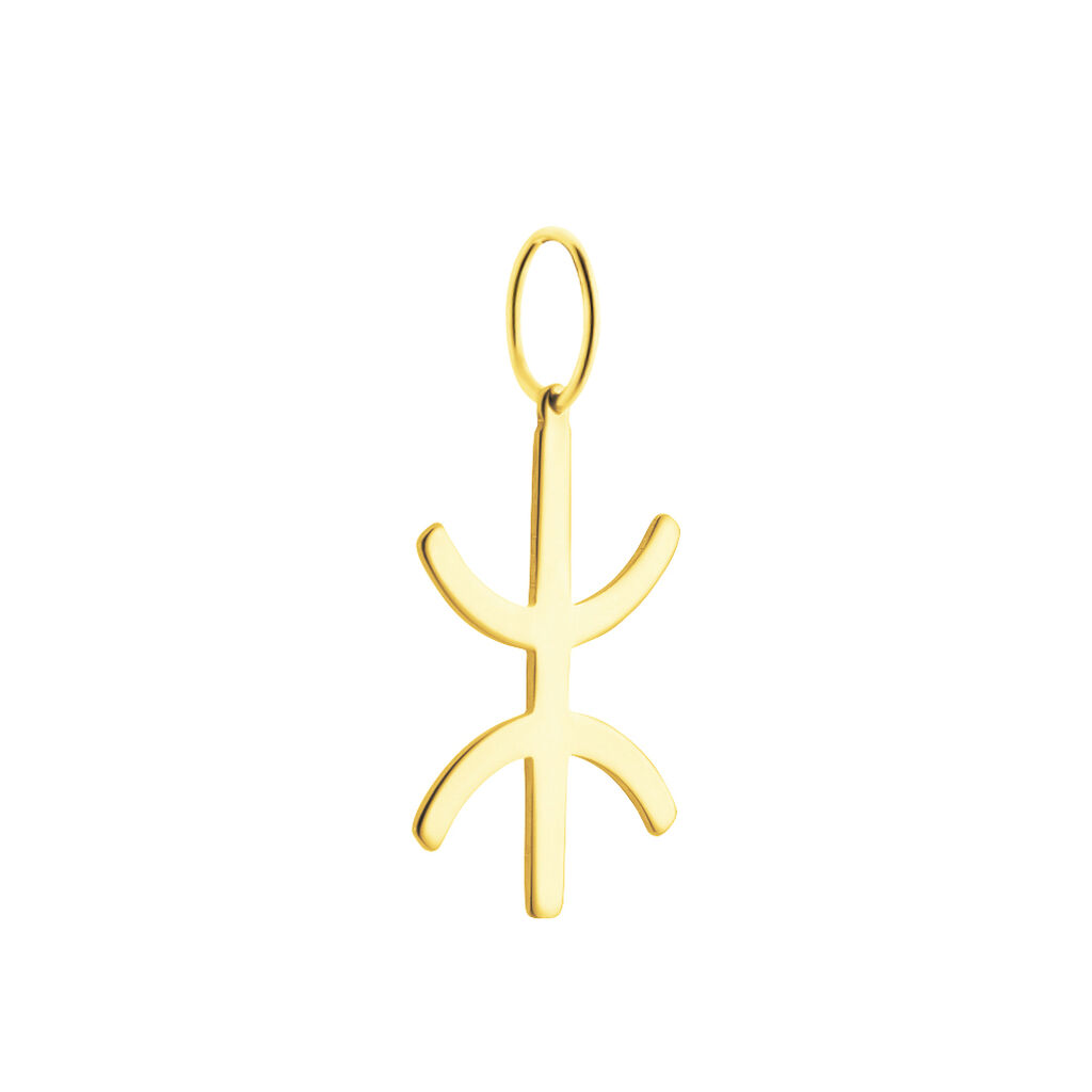 Pendentif Cobeia Kabyle Or Jaune