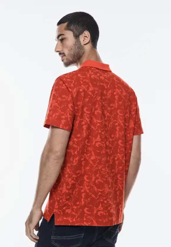 Piquée Poloshirt - pure orange