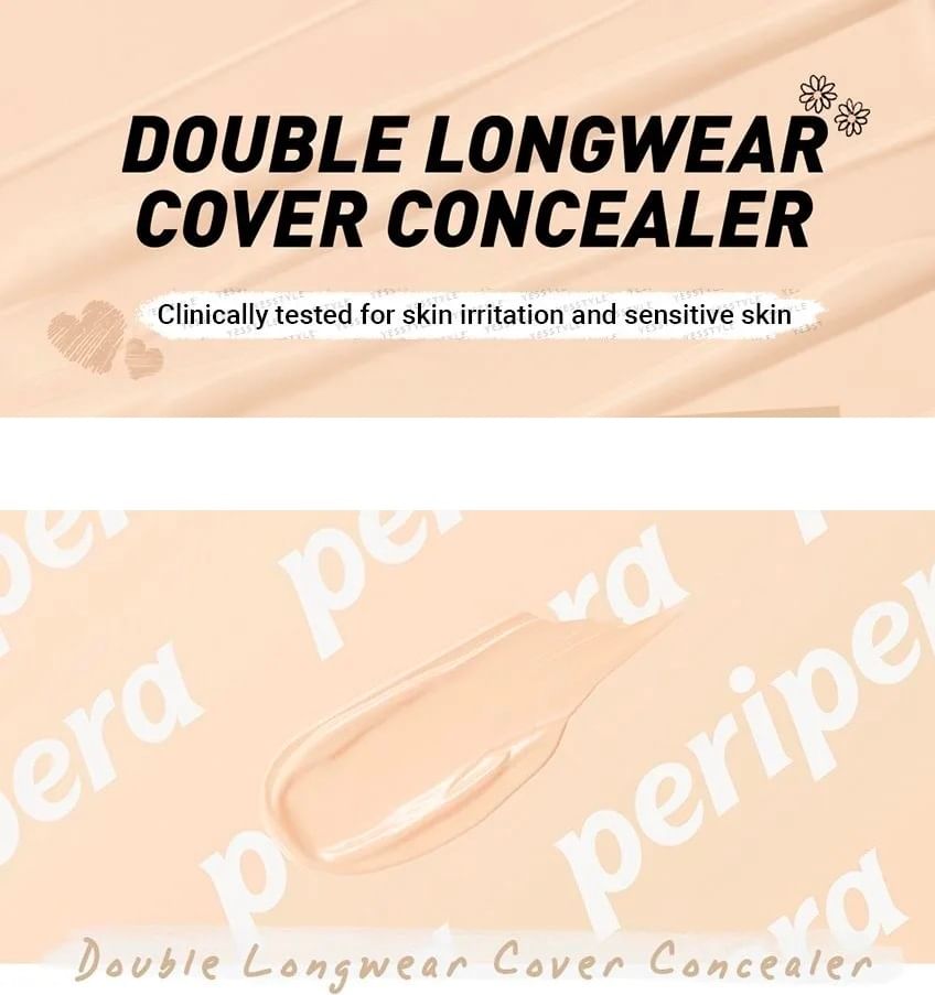 peripera - Double Longwear Cover Concealer - 5 kleuren