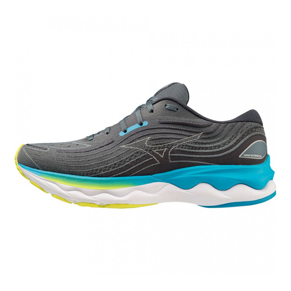 Mizuno WAVE SKYRISE 4 - Chaussures running Homme stormyweather/pearlblue/jet blue