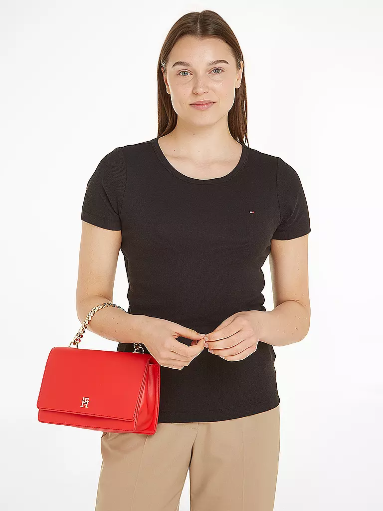 TOMMY HILFIGER Tasche - Umhängetasche TH REFINED rot