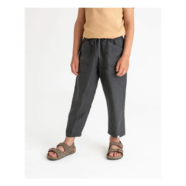 Matona Pantalon Lin | Noir
