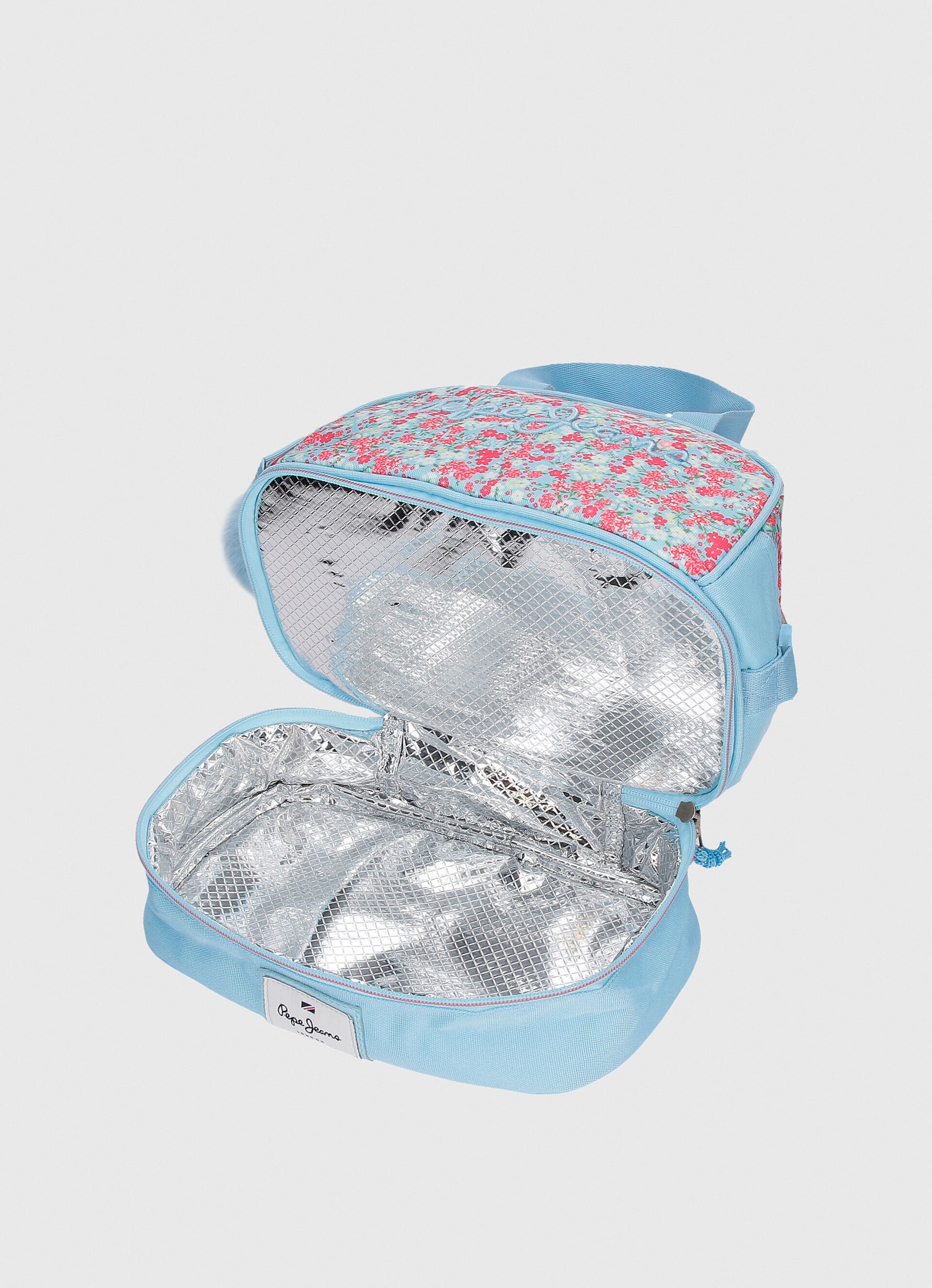 Bolsa transversal infantil com estampa floral - tamanho único