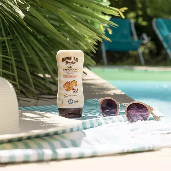 Loção Protetora Hawaiian Tropic Satin FPS 50 180ml