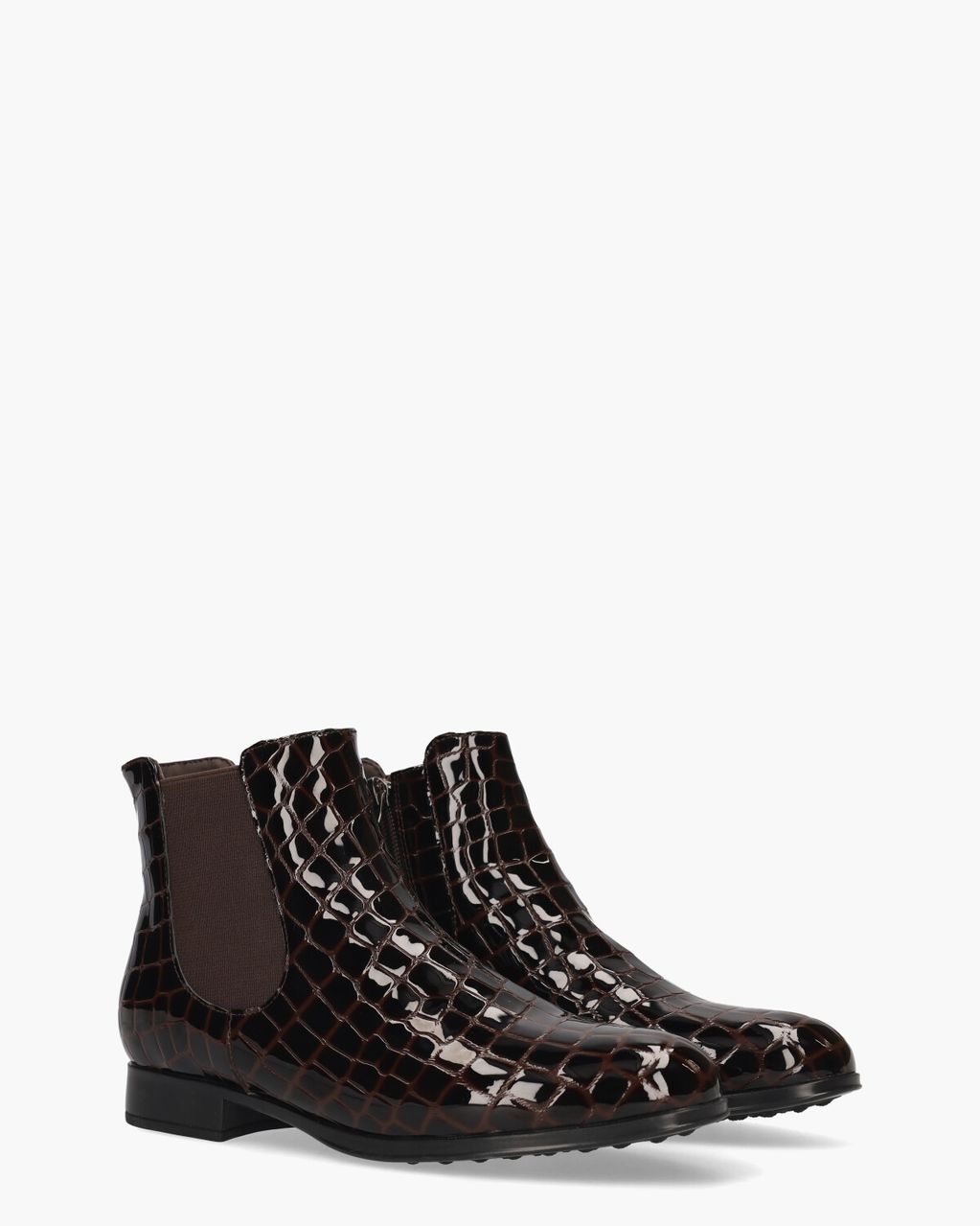 Di Lauro Valencia Donkerbruin Dames Chelseaboots