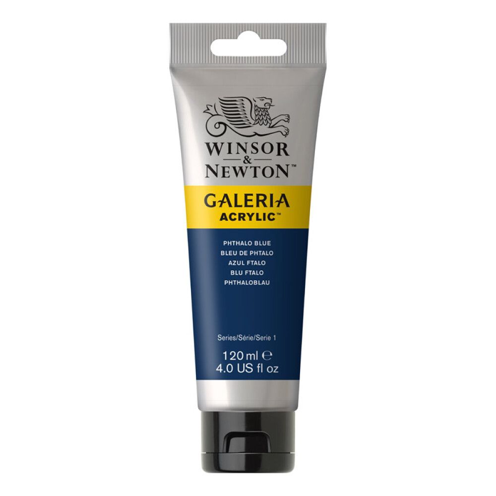 AKRYLFARGE W&N GALERIA NR 516 PHTHALO BLÅ 120ML