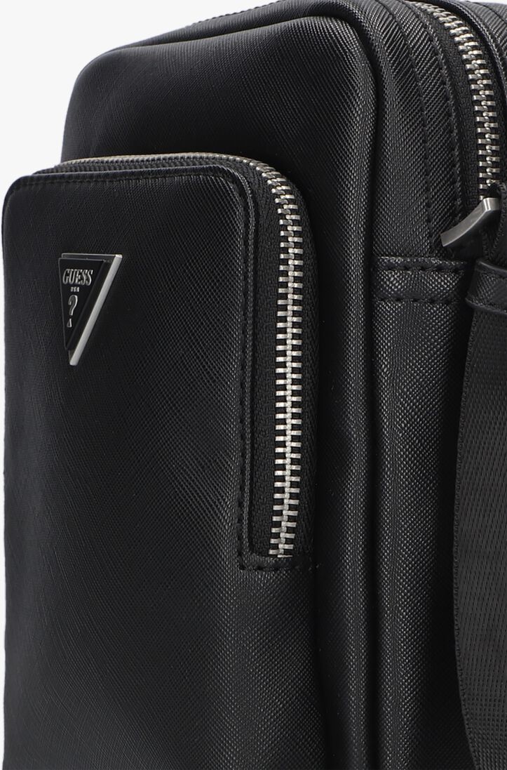 GUESS zwarte guess reportertas certosa sfno xbody dbl pocket