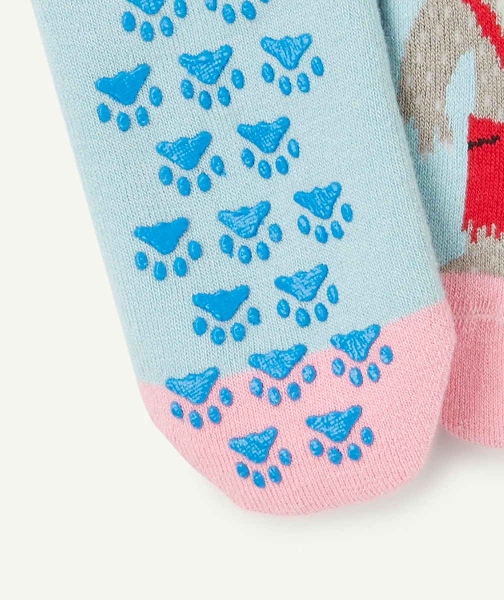 JIMMY LIONPAIRE DE CHAUSSETTES ANTIDÉRAPANTES THÈME 3 PETITS COCHONS